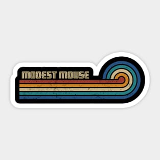 Modest Mouse - Retro Sunset Sticker